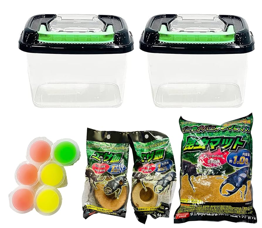 【売り切り特価】クワガタムシ カブトムシ　飼育用品セット Amazon | カブトムシ＆クワガタムシ 飼育セット ☆amazon.co.jp